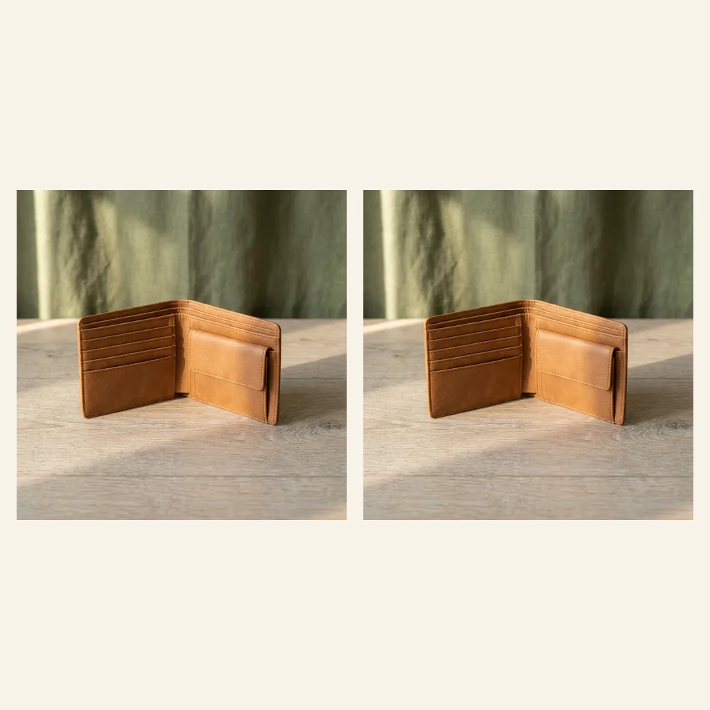 Bifold Wallet with Coin Pocket