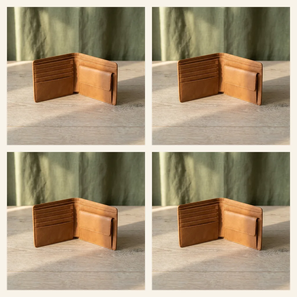 Bifold Wallet with Coin Pocket