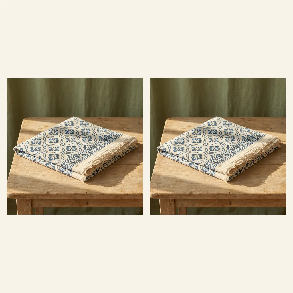 Block-Print Cotton Sarong