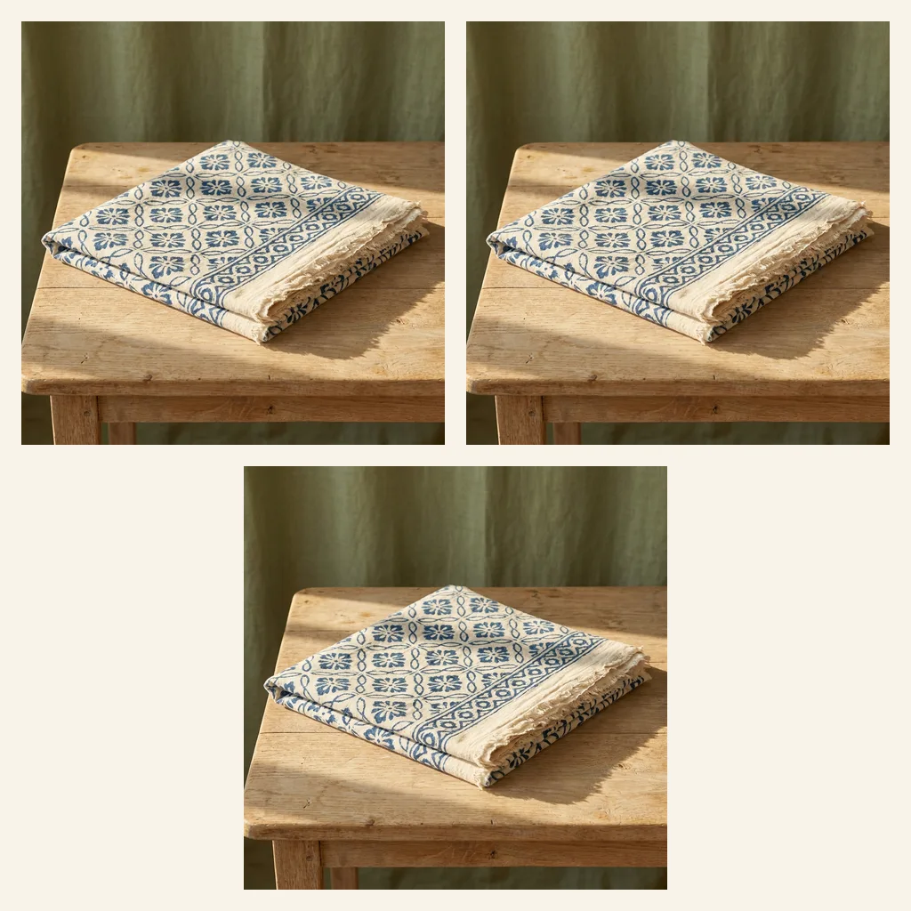 Block-Print Cotton Sarong