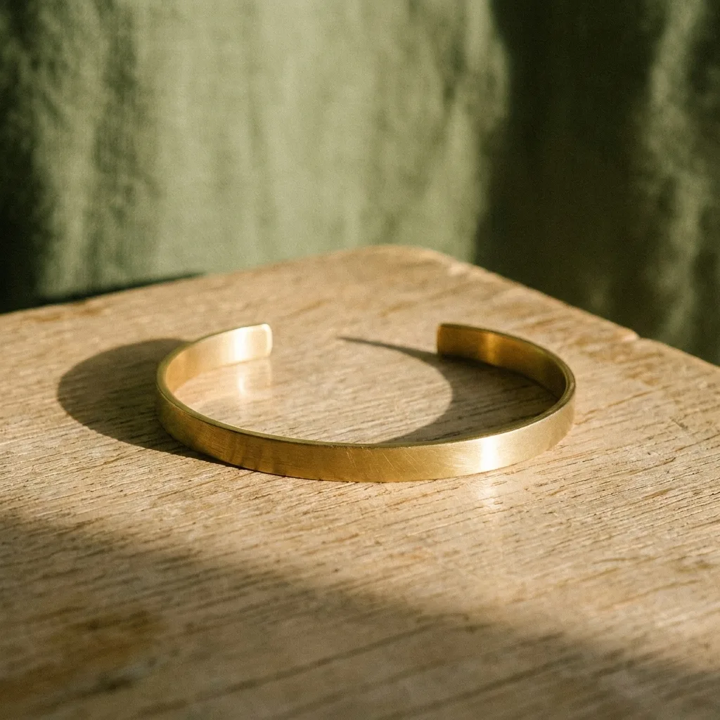 Brushed Open Bar Cuff