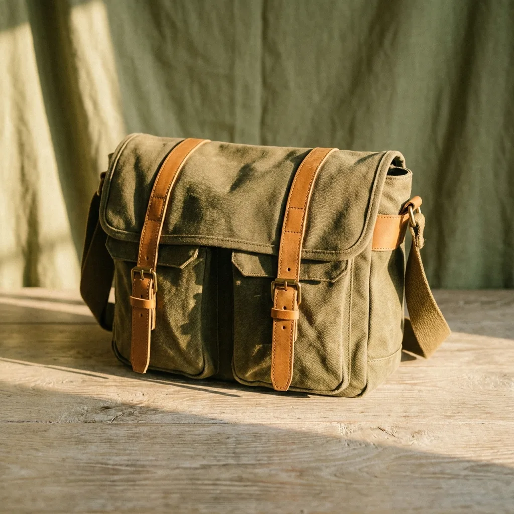 Canvas Messenger Bag