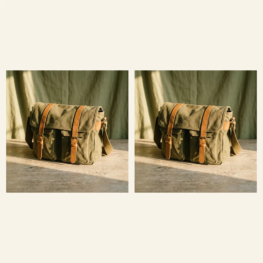 Canvas Messenger Bag