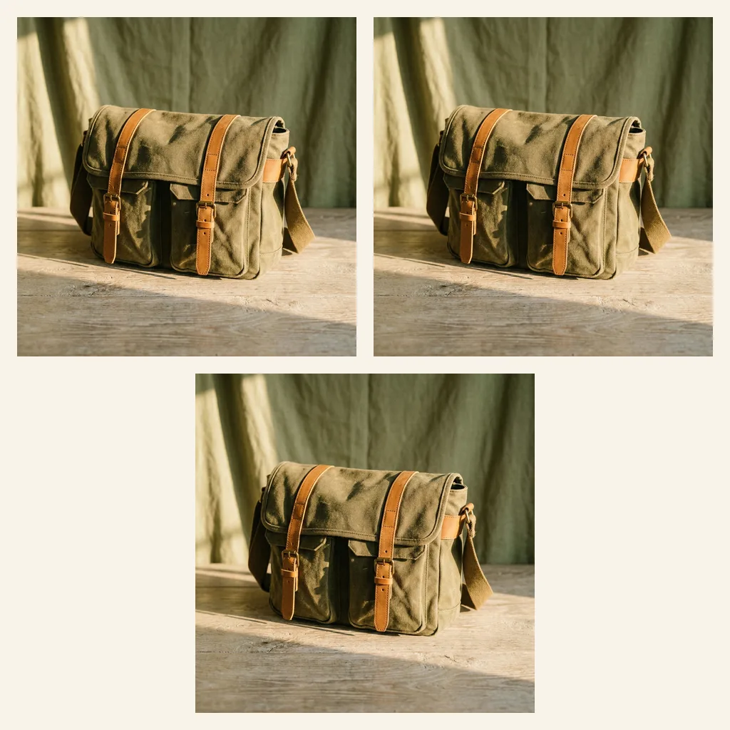 Canvas Messenger Bag