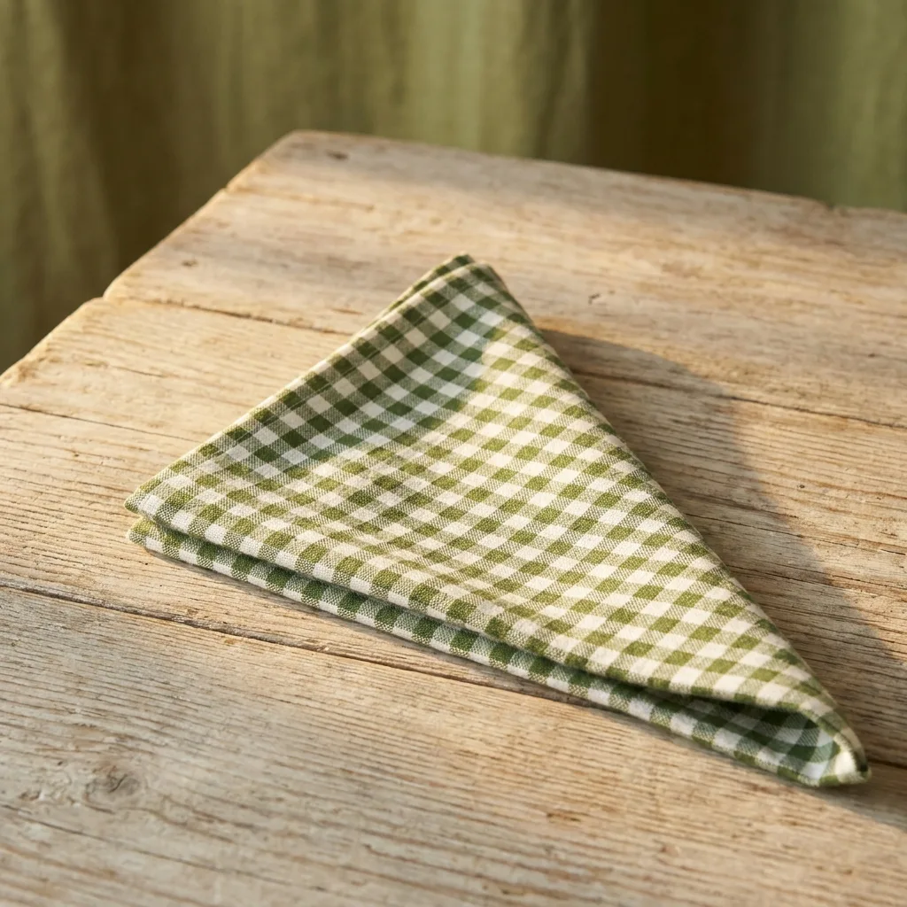 Gingham Cotton Kerchief