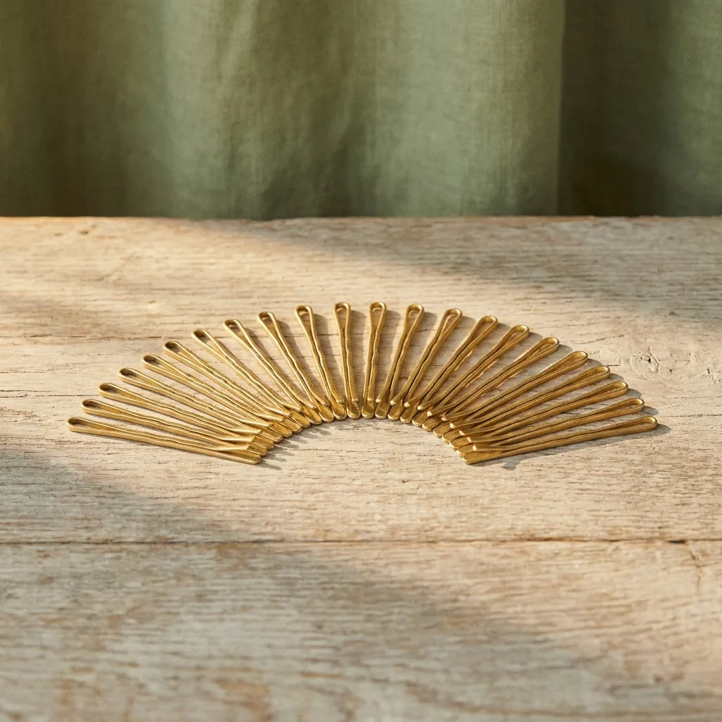 Gold-Tone Bobby Pins, Set of 24