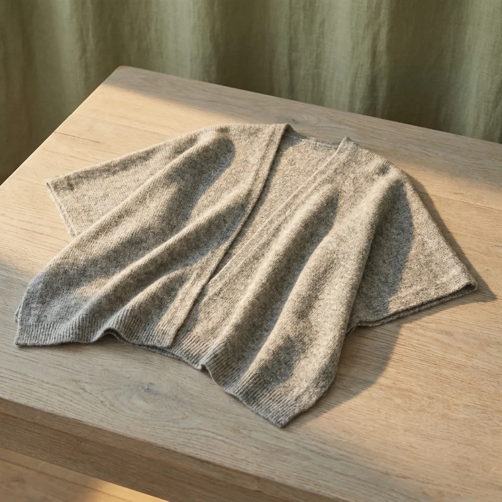 Heathered Poncho Wrap