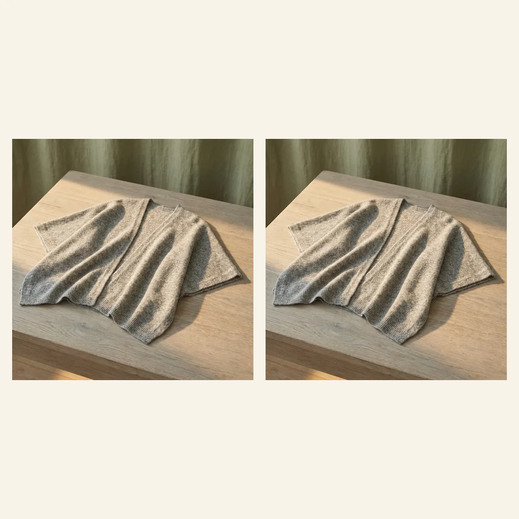 Heathered Poncho Wrap