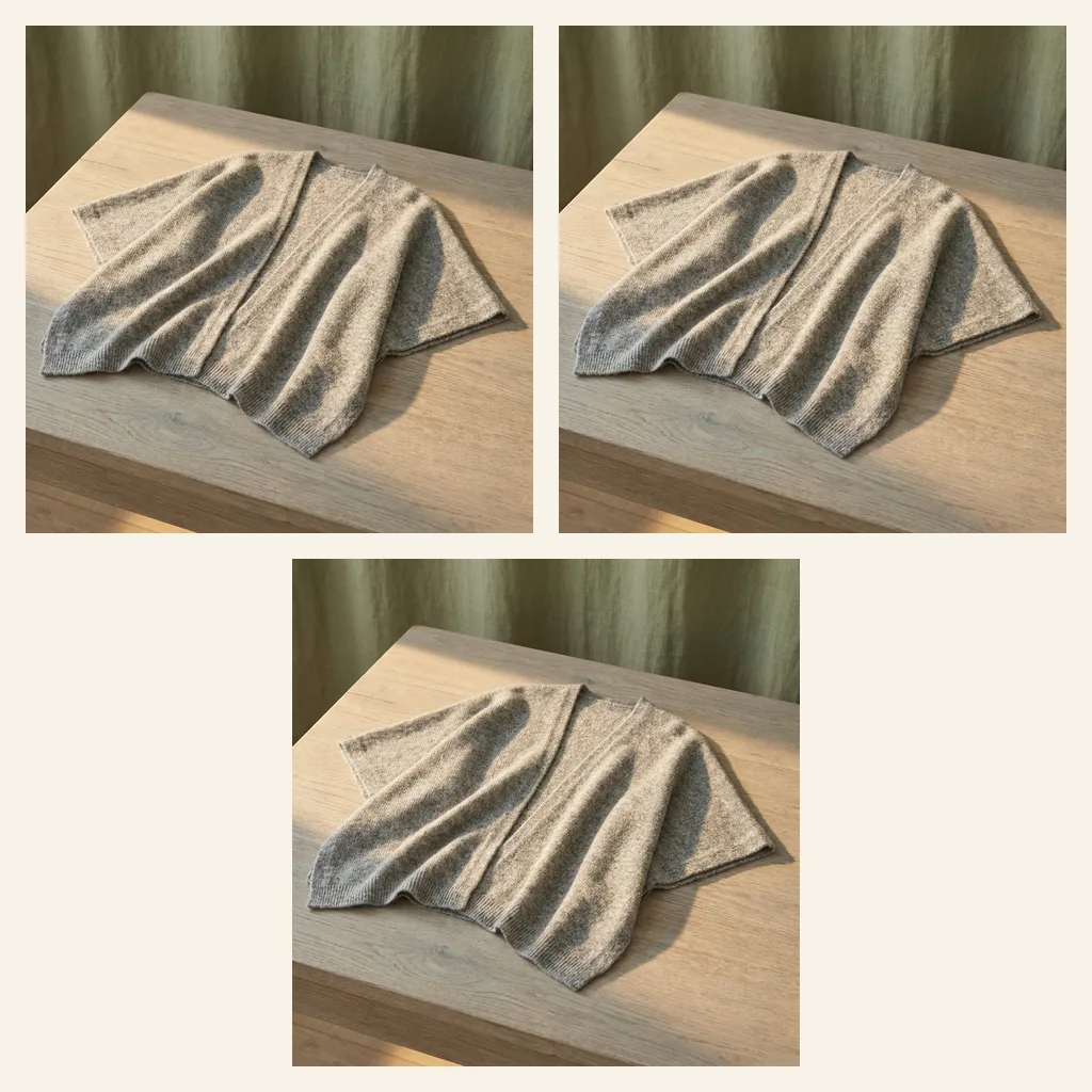Heathered Poncho Wrap