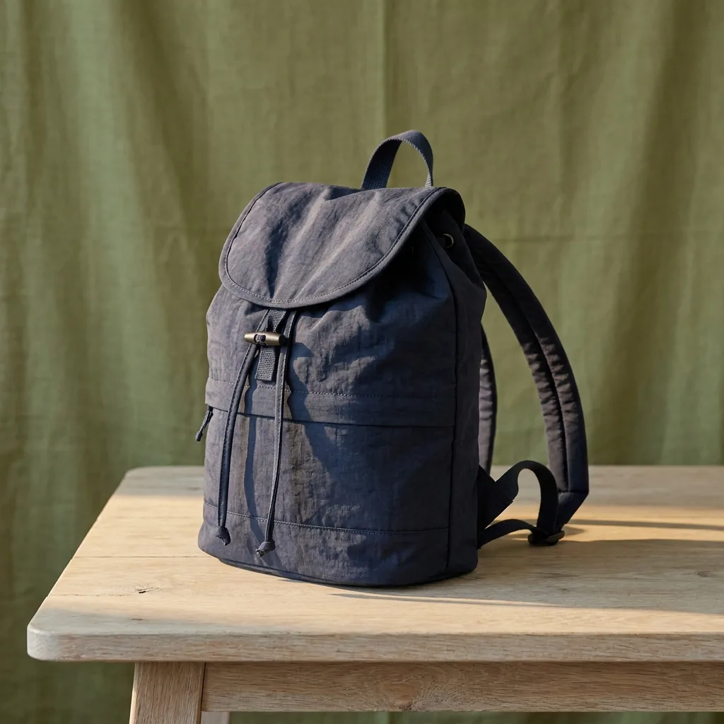 Nylon Drawstring Day Bag
