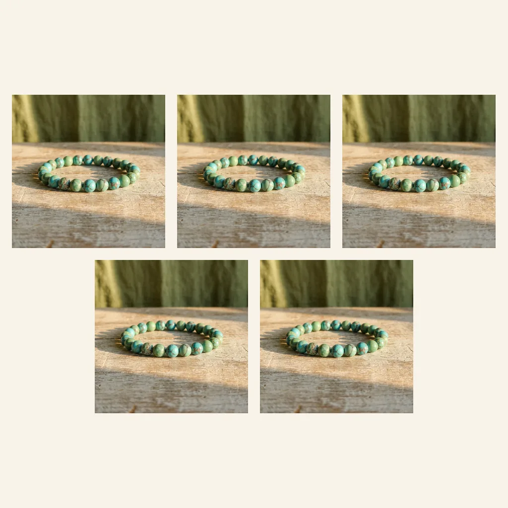 Turquoise-Color Stretch Bracelet