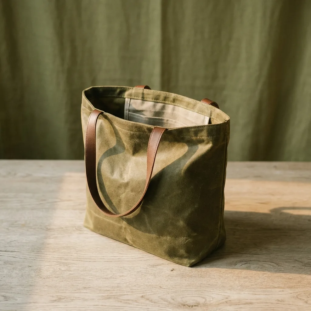 Waxed Canvas Tote
