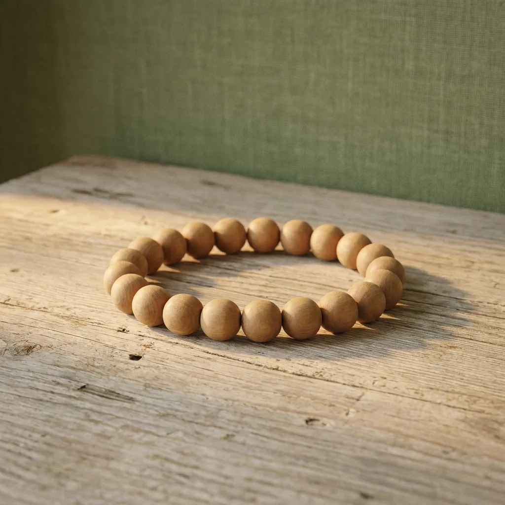Wooden Bead Stretch Bracelet